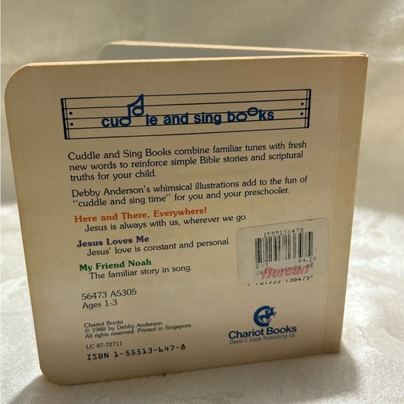 Vintage Jesus Loves Me Board Book - Picture 2 of 3